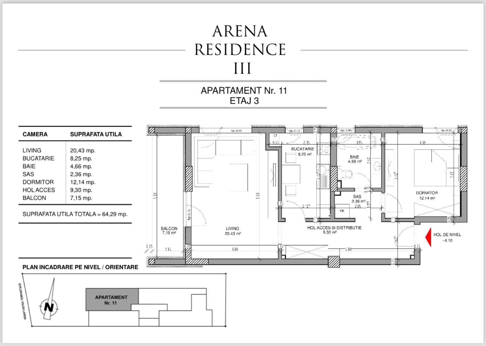 Apartamente Noi de Vanzare in Prelungirea Ghencea - Arena Residence III